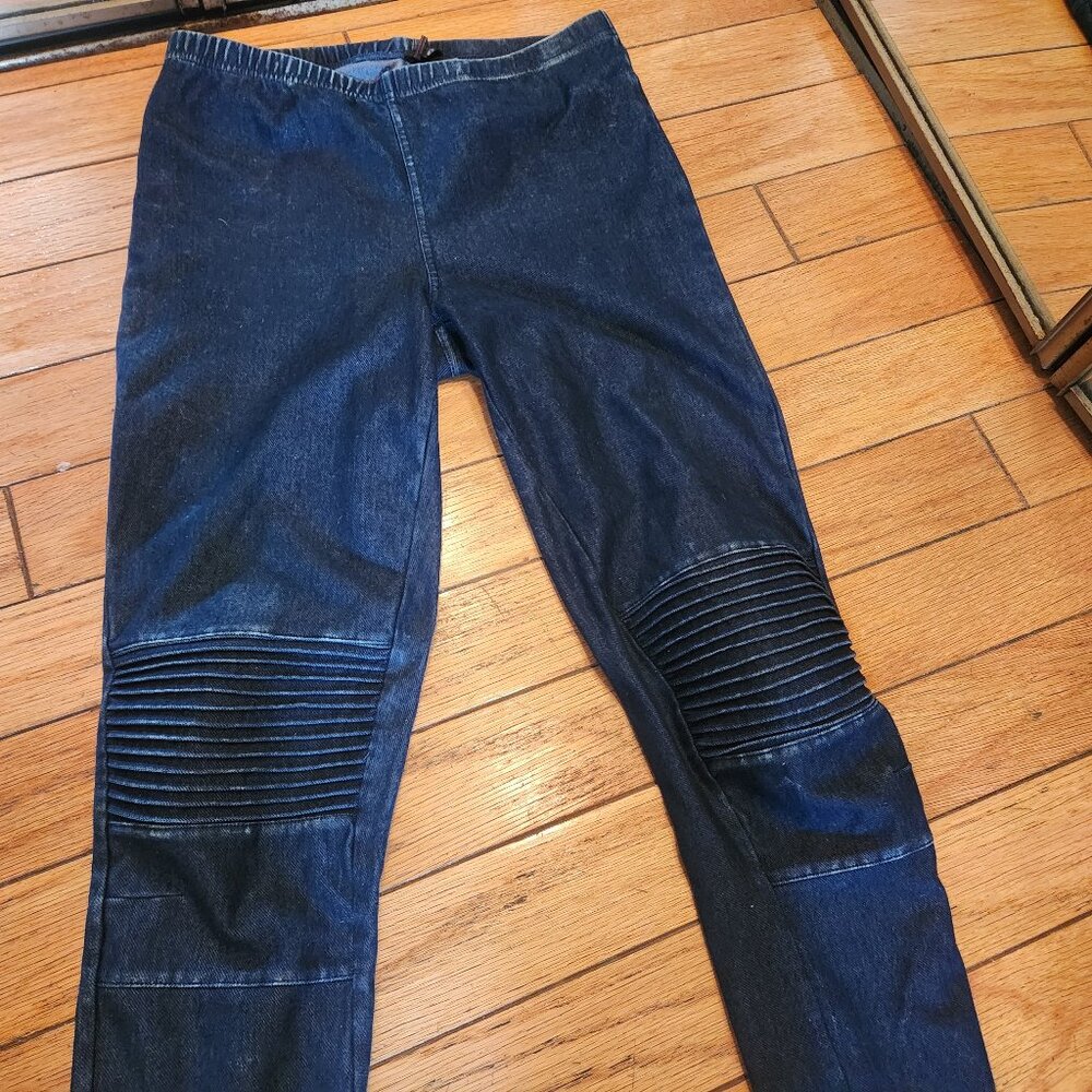 DENIM LEGGINGS - Picture 2 of 3